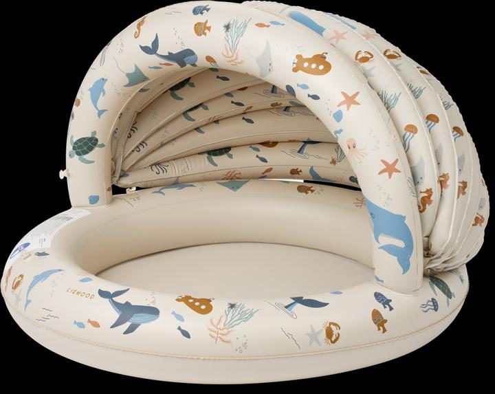Liewood Kinderpool Hadleia mit Dach Sea Creature