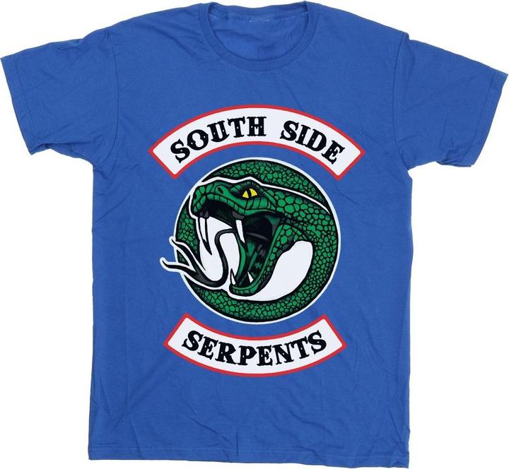 Actual product image Riverdale Womens/Ladies Southside Serpents Cotton Boyfriend T-Shirt (M)