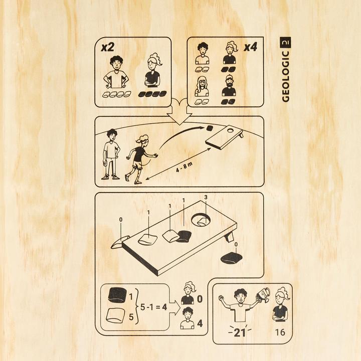 Actual product image Decathlon CORNHOLE 100
