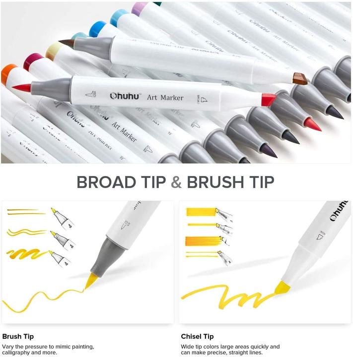 Actual product image Ohuhu Honolulu (Multicoloured, 24 x)