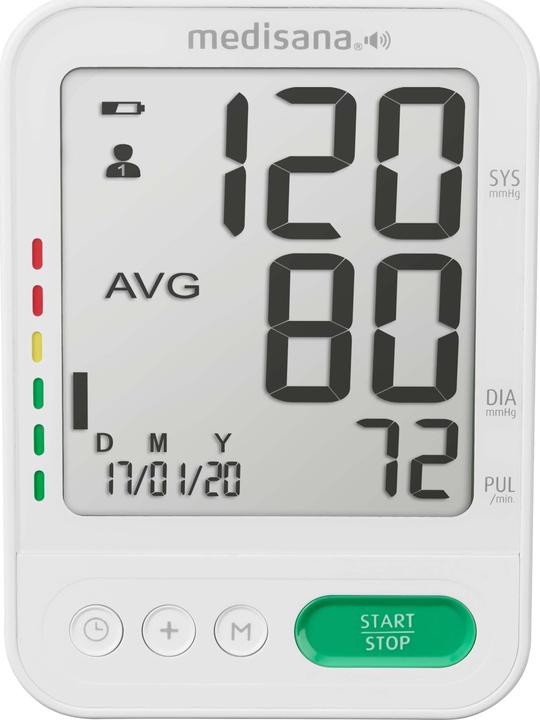 Actual product image Medisana BU 586 Voice Upper Arm Blood Pressure Monitor Large Cuff 23-43 cm (Blood pressure monitor upper arm)