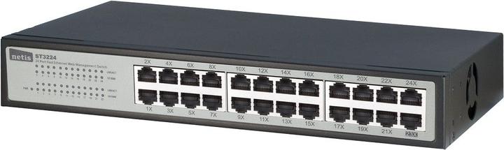Produktbild Intertech Fast Ethernet Web Management Switch, /100Mbps ports, AC/50-60Hz (24 Ports)