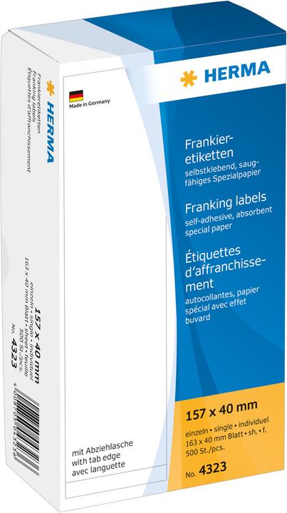 Produktbild HERMA Frankieretiketten