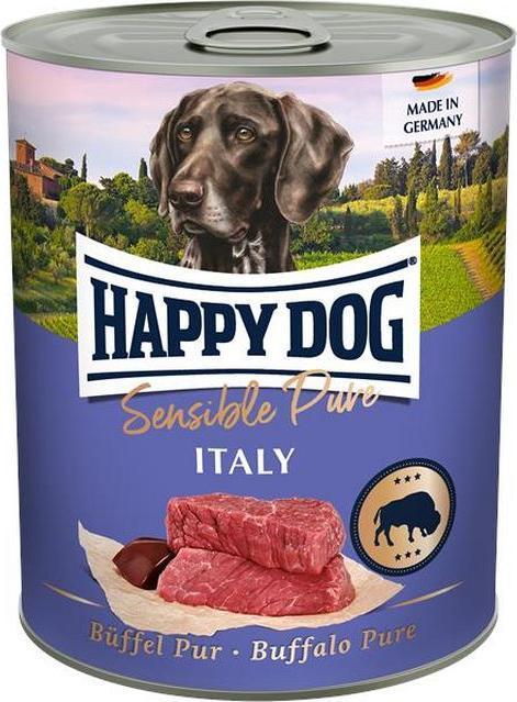 Produktbild Happy Dog Dose für Hunde – Büffel (Buffel Pur) 800 g (Adult, 1 Stk., 800 g)