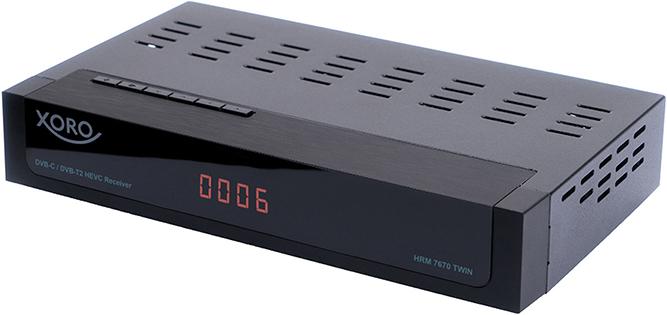 Produktbild Xoro 2x DVB-C, 2x DVB-T/DVB-T2, 75 Ohm, 113- C, 174-230/470-858 T/T2 HDMI, AV, USB 2.0, LAN (DVB-C, DVB-T, DVB-T2)