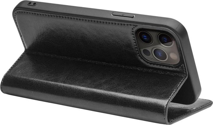 Actual product image QiAlino Fourre Flip cuir véritable (Apple iPhone 14 Pro Max)