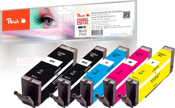 Immagine prodotto Peach C550XL / C551XL, 1x 1x 1x Foto 1x 1x 1x 1x (M, FC, C)
