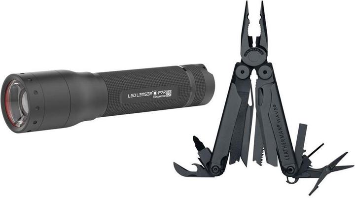 Actual product image Ledlenser P7R + Leatherman Wave