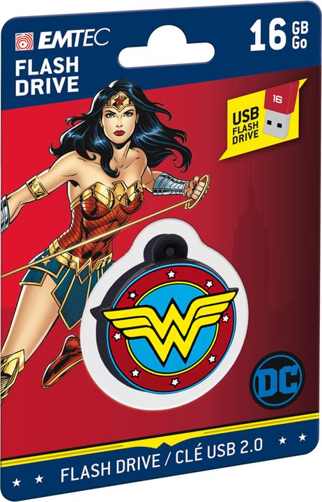 Image du produit Emtec DC Comics Collector Wonderwoman (16 Go, USB 2.0, USB-A)
