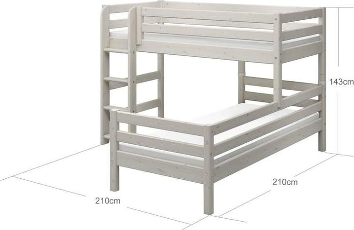 Image du produit Flexa Poteau pour lit combiné de hauteur moyenne Classic