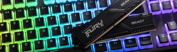 Actual product image Kingston FURY Beast (2 x 16GB, 3200 MHz, DDR4-RAM, DIMM)