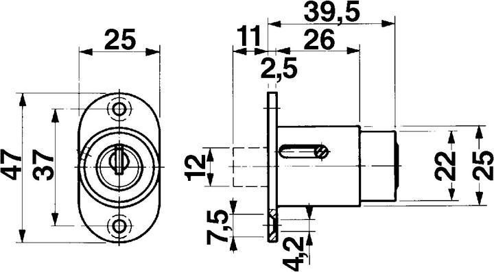 Actual product image Kaba Impression cylinder 8 Type 1037 D/11 (Cylinder key)