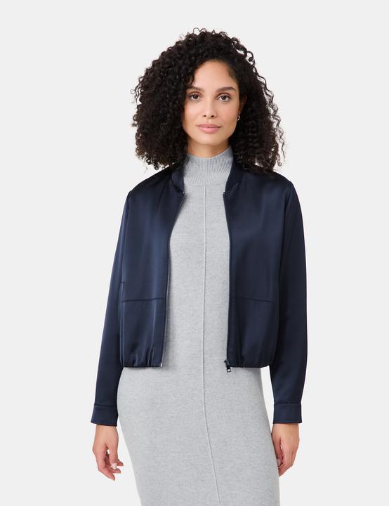 Produktbild Gerry Weber Satinierter Blouson Blazer Langarm gefüttert - 63970 (44)