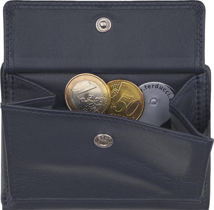 Image du produit Riccardo Ferducci Porte-cartes de crédit avec compartiment monnaie, RFID, unisexe