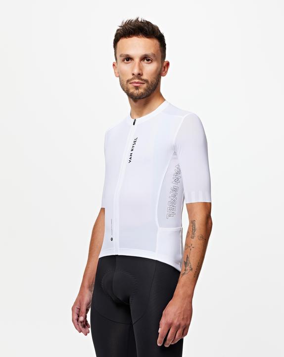 Image du produit Van rysel Maillot vélo route unisexe été manches courtes - Racer 2 blanc (M)