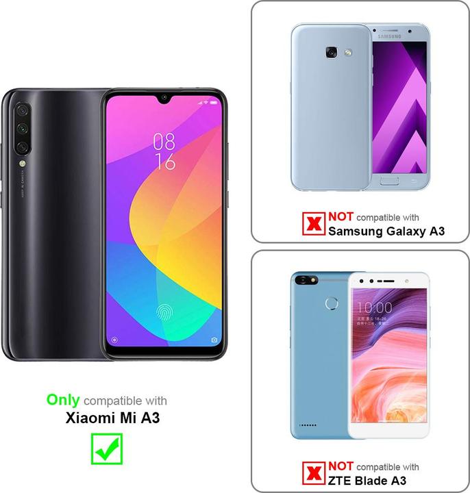 Actual product image Cadorabo Chain case for Xiaomi Mi A3 necklace cover adjustable