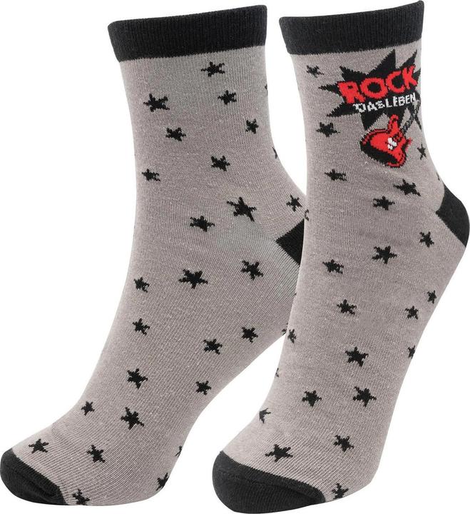 Image du produit Sheepworld Chaussettes Rock das Leben Tailles 41 - 46, lavables (40 degrés) (Une unité par pack, 41 - 46)