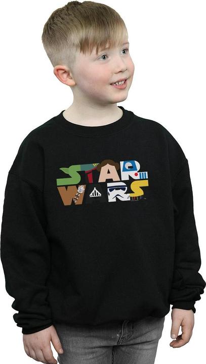 Produktbild Star Wars Character Logo Sweatshirt Jungen (140, 146)