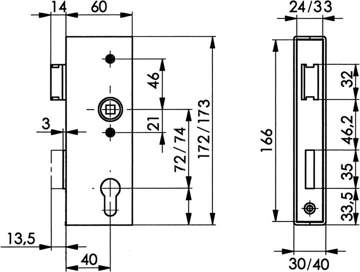 Actual product image Amf Garden gate locks 141U (1 pcs.)