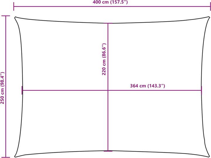 Actual product image VidaXL Awning (250 x 400 cm)