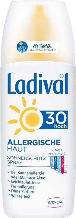 Produktbild Ladival Allergische Haut LSF 30 Sonnenschutz-Spray, 150 ml Lösung (Sonnenspray, SPF 30, 150 ml)