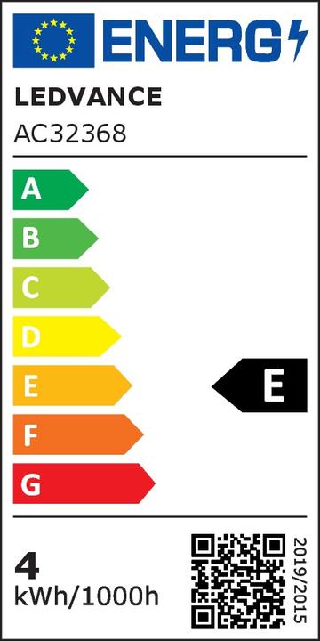 Energie-Label Osram Led Retrofit Classic P (E14, 4 W, 470 lm, 1 x, E)