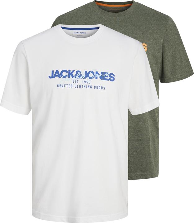 Jack & Jones Jjalvis Tee Ss Crew Neck 2pk Mp (S)