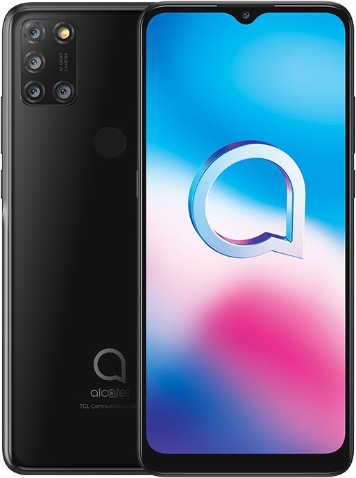 Alcatel 3x (2020) (128 GB, Black, 6.52", Single SIM, 16 Mpx, 4G)