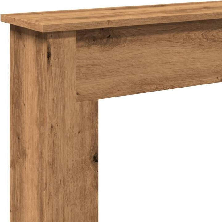 Actual product image VidaXL Fireplace surround Fireplace console Decorative fireplace Fireplace mantelpiece Artisan oak
