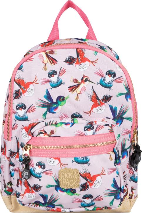 Actual product image Pick & Pack Birds Backpack (22 x 31 x 11 cm) - Soft pink