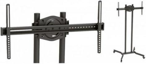 Actual product image Techly TV LED/LCD Trolley f. LCD TV,both sides 90°rotation (Universal, 70", 40 kg)