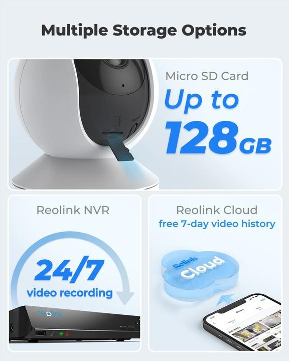 Image du produit Reolink CAREolink E1-V2, 3MP, 1080p Full HD (2304 x 1296 Pixels)
