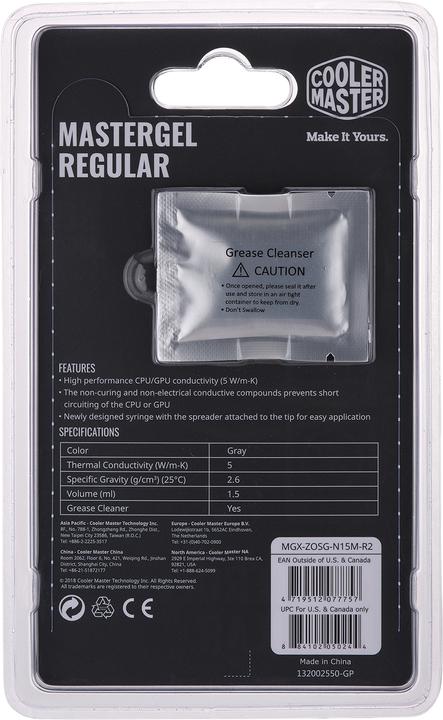 Actual product image Cooler Master Thermal compound MasterGel (12 g)