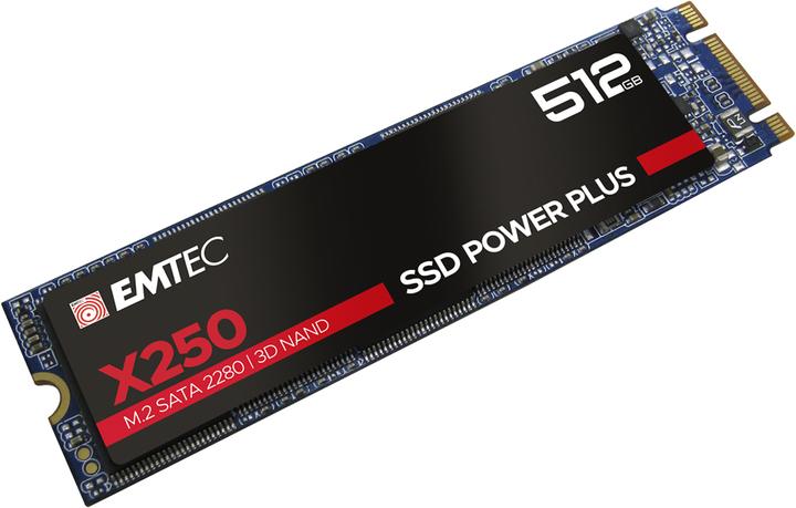 Immagine prodotto Emtec Disco rigido SSD X250 512 GB M.2 2280 SATA III (ECSSD512GX250) (512 GB, M.2 2280)