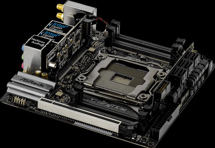 Actual product image AsRock X299e-Itx/Ac (LGA 2066, Intel X299, Mini-ITX)