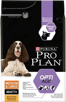 Produktbild Pro Plan Dog Medium & Large Adult 7+ Huhn (Adult, 1 Stk., 14000 g)