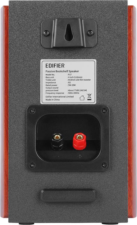 Actual product image Edifier P17 bookshelf speaker set passive wood (1 pair, 20 W)