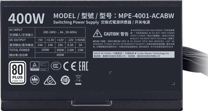 Produktbild Cooler Master MWE V2 (400 W)