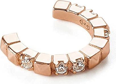 Immagine prodotto Rosato Orecchini singoli moderni in bronzo con zirconi cubici RZO037 (L)