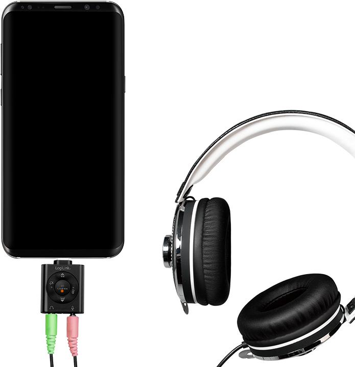 Actual product image LogiLink Audio Adapter 1xUSB-C -> /F, virt.7.1 (USB-C)