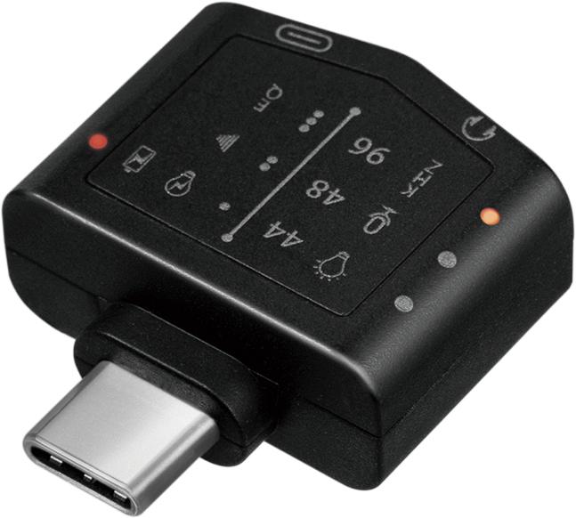 Produktbild LogiLink Audio Adapter m. EQ, 2xUSB-C -> /F,96kHz w/PD (Klinkenadapter)