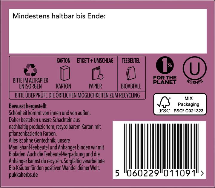 Actual product image Pukka Charming Cassis (38 g)