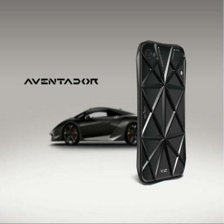 Produktbild Sgpcase Aventador V12 Hard Case für iPhone 4, 4S - Schwarz (Apple iPhone 4, Apple iPhone 4s)