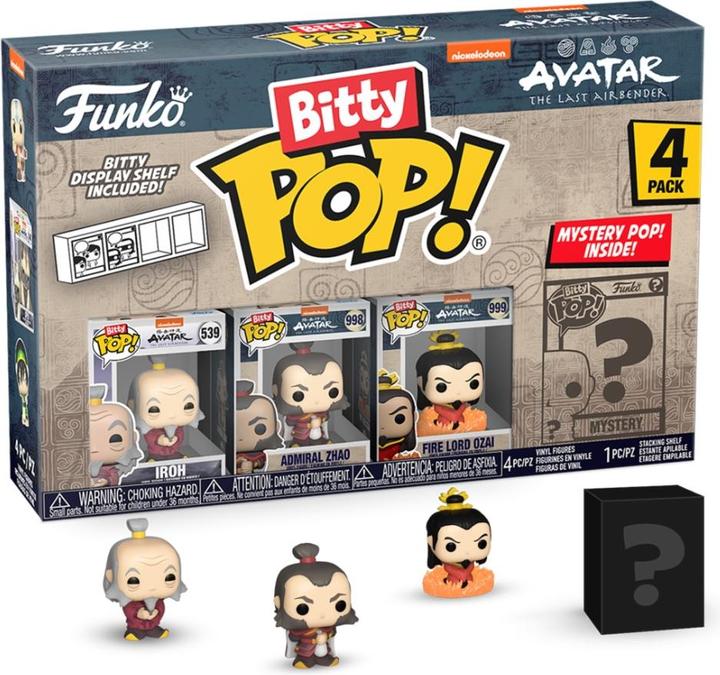 Immagine prodotto Funko Blister 4 figures Bitty POP Avatar The Last Airbender Iroh
