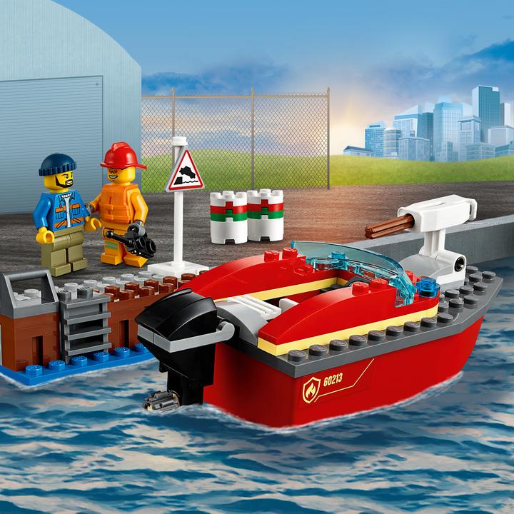Image du produit LEGO Les pompiers du port (60213, LEGO City)