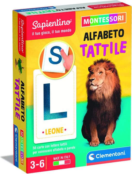 Immagine prodotto Clementoni Montessori - - Alfabeto Tattile (Italiano)