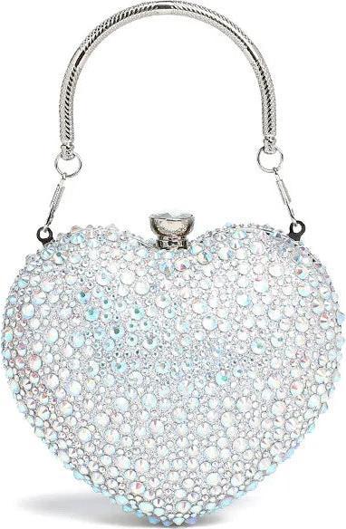 Produktbild Only-Bags.Store Luxus Diamant Inlay Herzform Kristall Handtasche Steine Umhängetasche