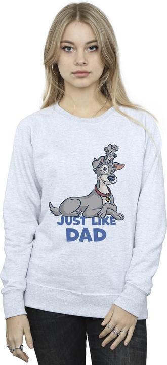 Image du produit Disney - Sweat LADY AND THE TRAMP JUST LIKE DAD - Femme (M)