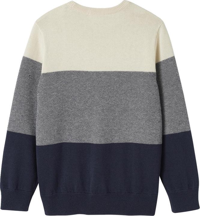 Vertbaudet Jungen Pullover mit Colorblock-Streifen Oeko-Tex