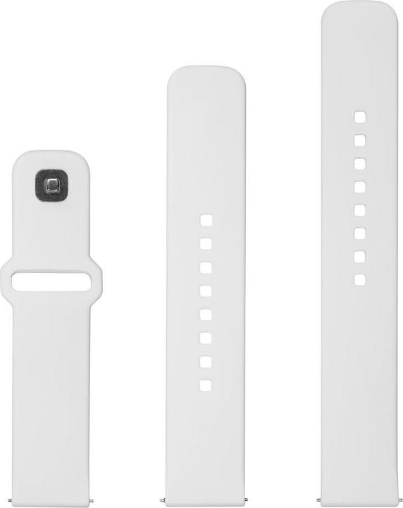 Productafbeelding Fixed Siliconen rem til Smartwatch Universeel 22 mm Hvid